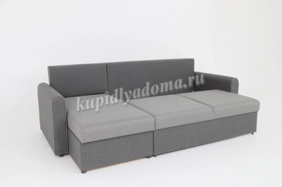 Угловой диван-кровать Амур ДУ комплектация 3 (Антонио санд/Антонио грей) 2 кат