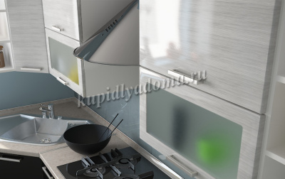 Шкаф верхний В80 Кухня Равенна Стайл (Титан белый)