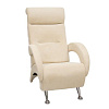 Кресло для отдыха Комфорт-К Модель 9 К (Хром/Ткань велюр ваниль Verona Vanilla)