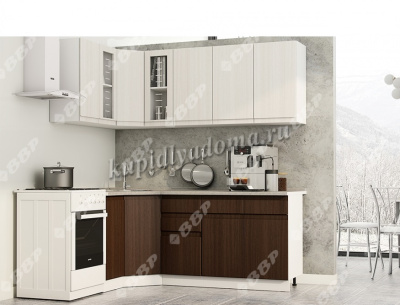 Шкаф верхний ШВГ 500 Кухня Тулуза (Сандал белый матовый)