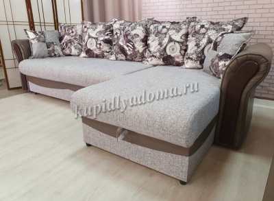Угловой диван-кровать Адмирал независимый пружинный блок К (1 кат.)