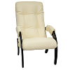 Кресло для отдыха Консул Модель 61 (Венге-эмаль/Экокожа Слоновая кость Dundi 112)